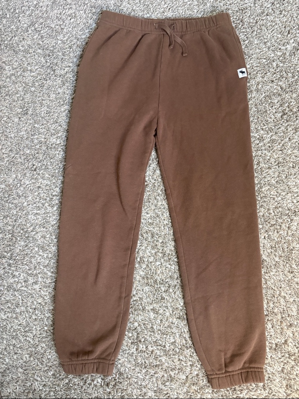 Kids Brown Fleece Sweatpants - Cozy Everyday Bottoms